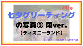 【2019】七夕グリーティングの写真③：雨バージョン【ディズニーランド】