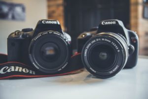 canonのカメラの画像