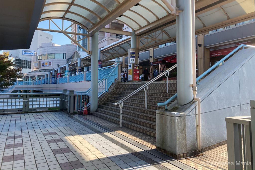 新浦安駅のカメラのキタムラへの行き方の画像