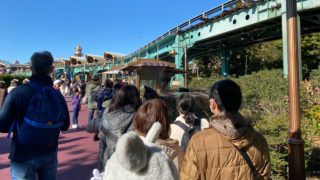 アクアトピア横のポップコーンワゴンの画像